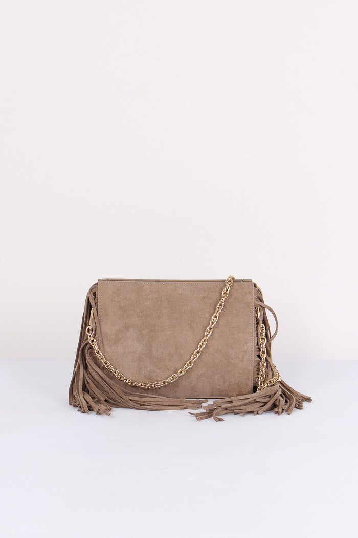 Clutch Frange Grey-3