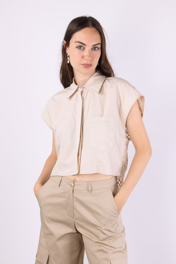 Camicia Retro Sangallo Beige-2