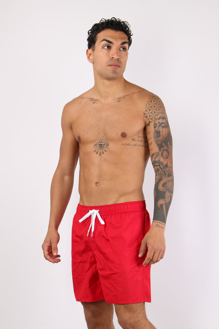 Costume Pantalone Magic Print Rosso-4