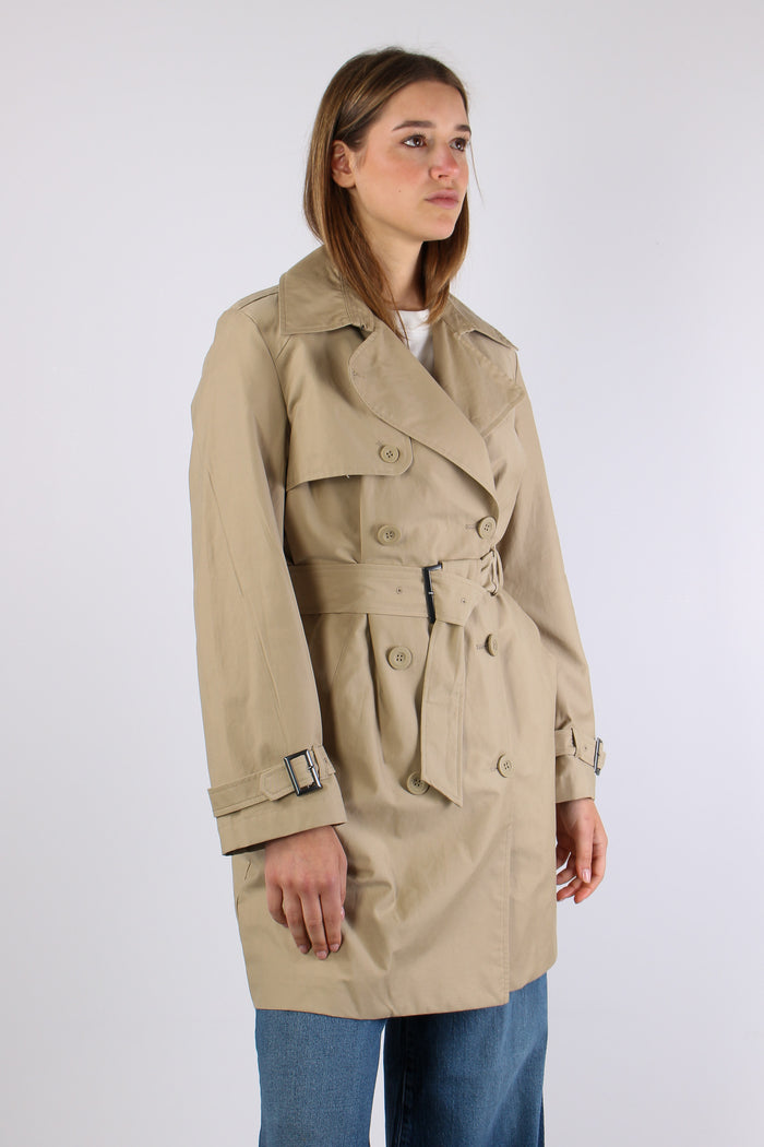 Trench Lungo Cotone Sand-9