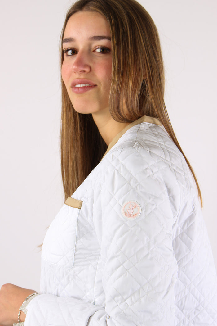 Jalina Giubbotto Trapunta White-10