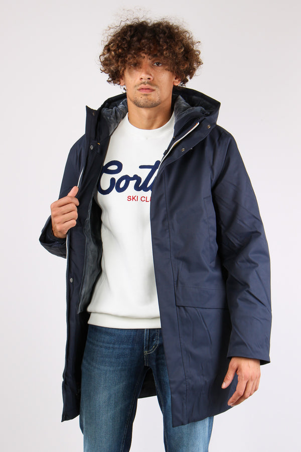 Giubbotto Lungo Inserto Marmot Blue