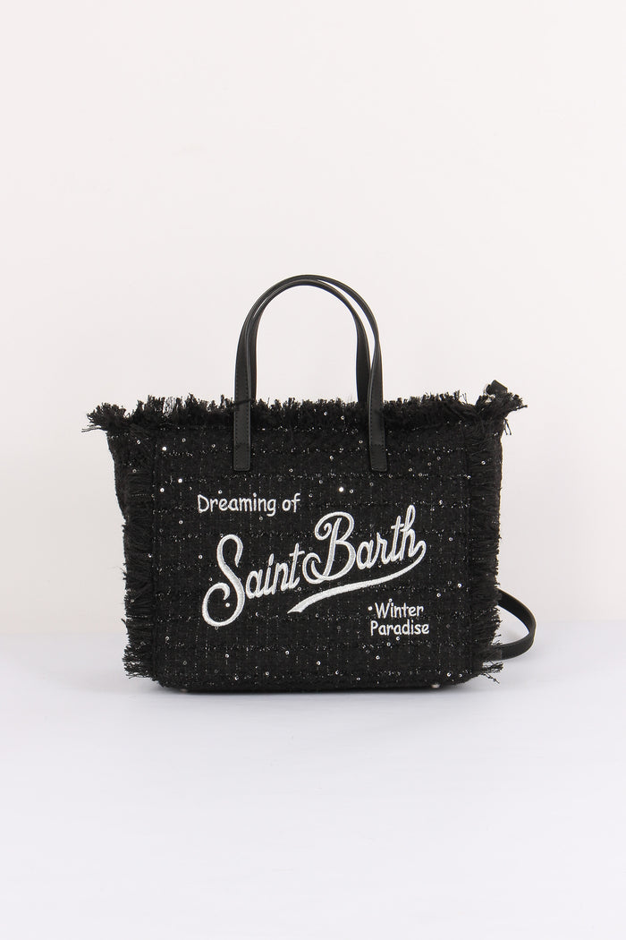 Shopping Tweed Paillettes Black