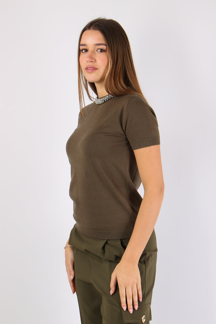 Acteria Maglia M/m Viscosa App Beech-5