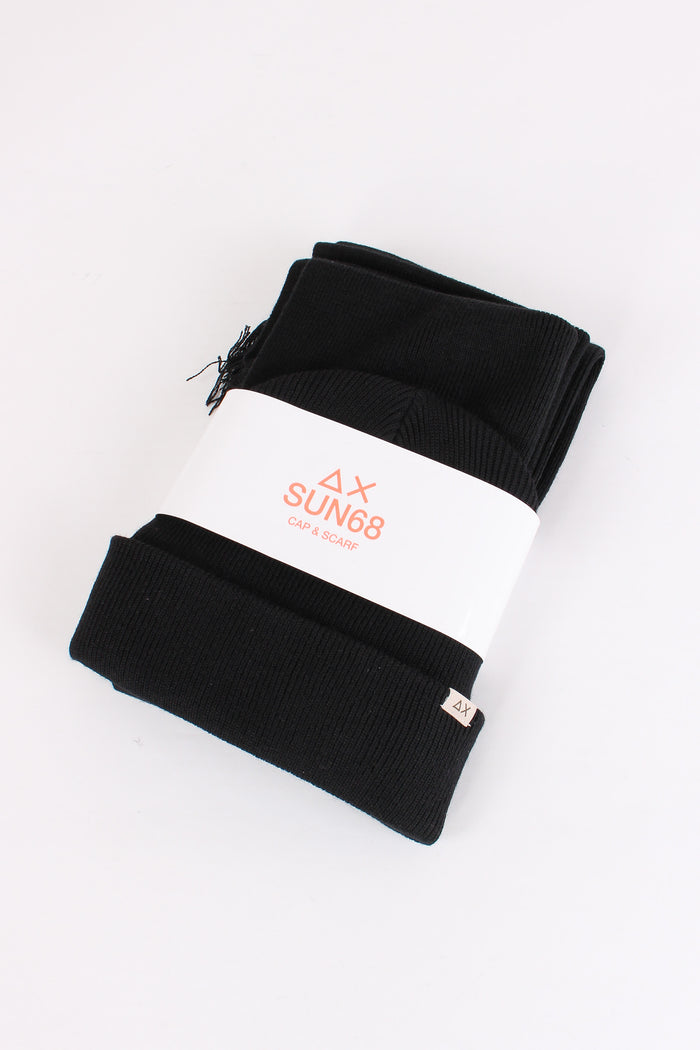 Box Cuffia Sciarpa Costa Ingle Nero-3
