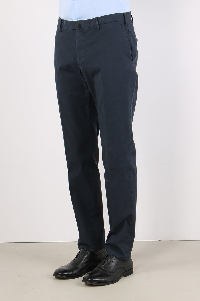Pantalone Tasca America Tela Royal Blu-3