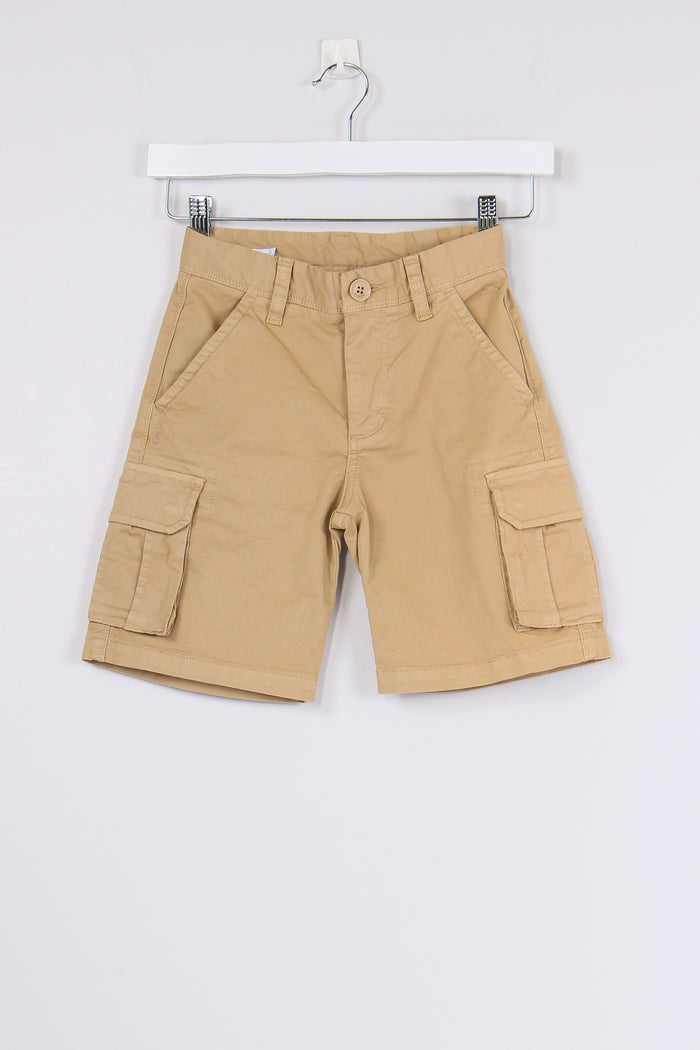 Bermuda Cotone Tasconato Beige