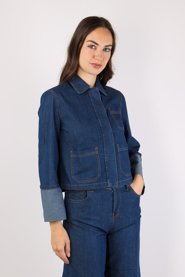 Camicia Denim Manica 3/4 Impun Denim-7