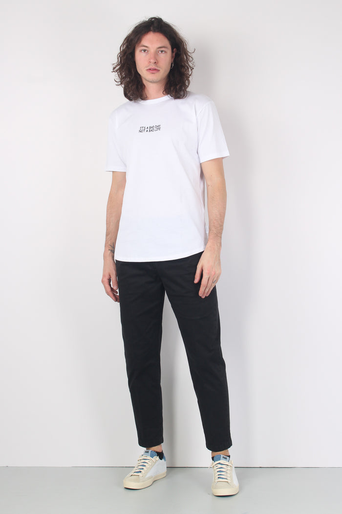 T-shirt Stampa Smile Bianco-4