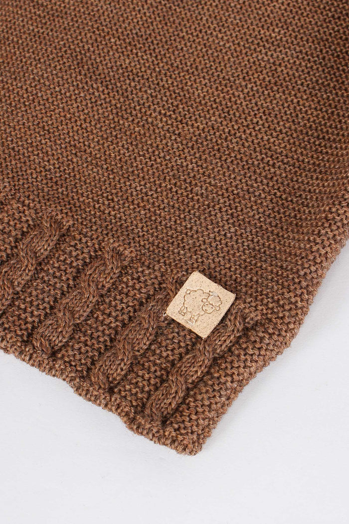 Pullover Polo Lana Merinos Caffe-4