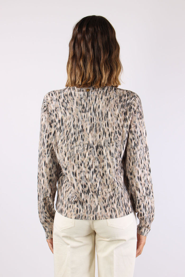 Cardigan Animalier Spotted Chine-5