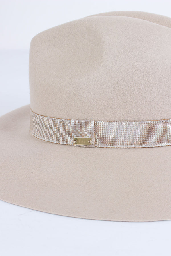 Cappello Feltro Beige-2