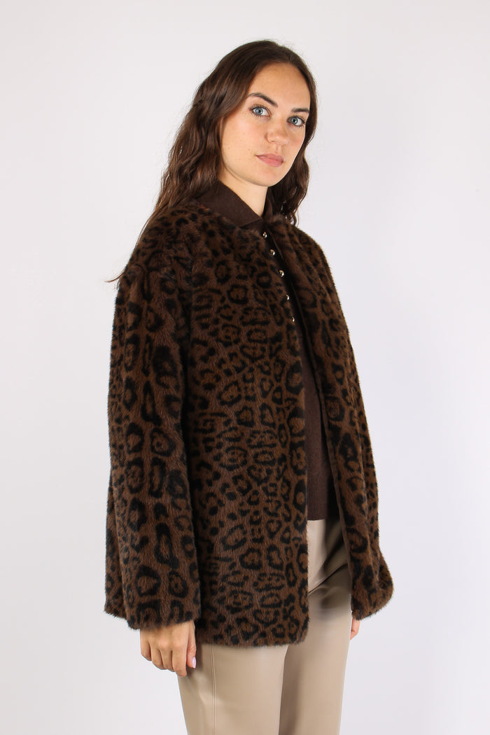 Mlsmacro Ecopelliccia Jacquard Macula-6