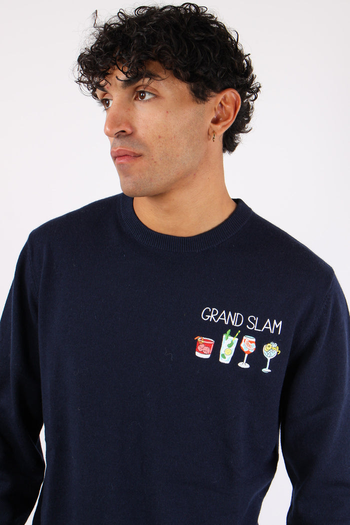 Girocollo Grand Slam Blu-7