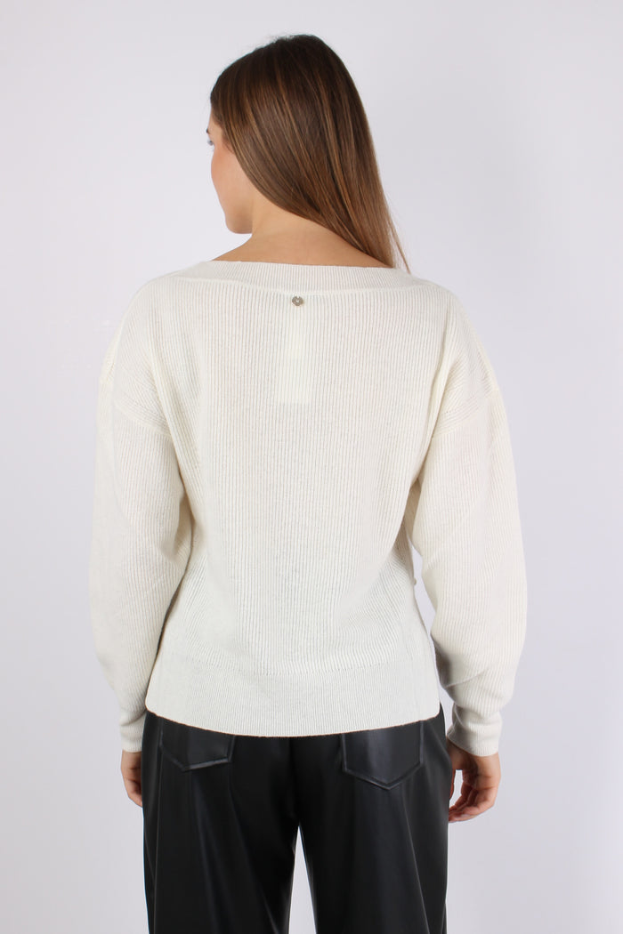 Maglia Manica Lunga Star White-4