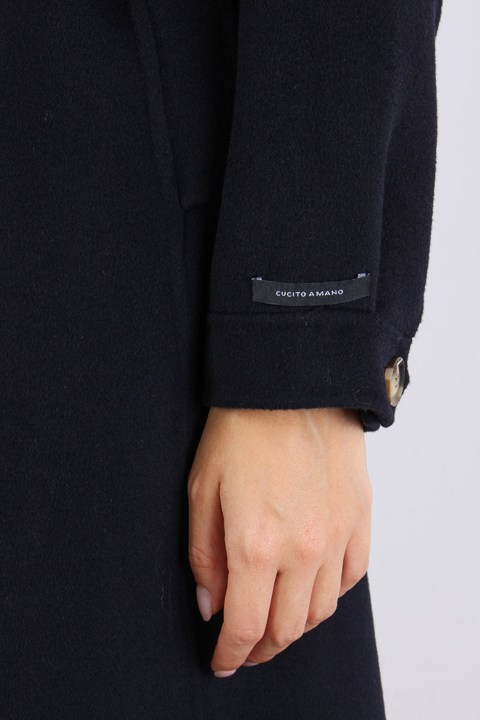 Cappotto Lana Doppiopetto Blu-8