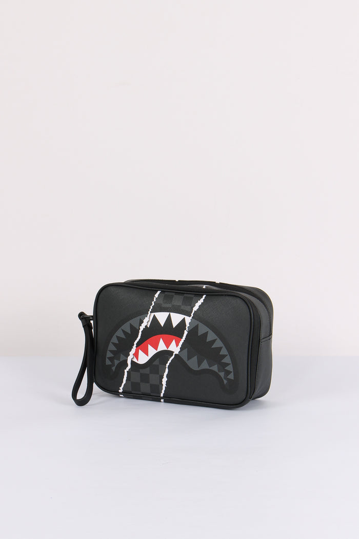 Pochette Center Rip Check Nero-2