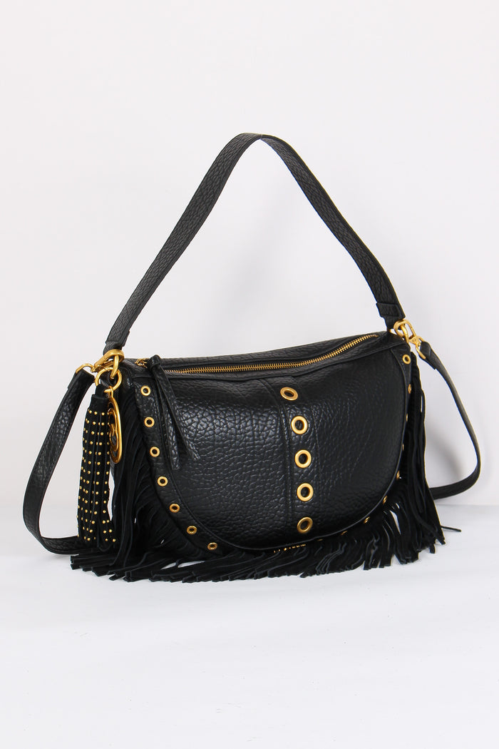 Mezzaluna Frange Black-7