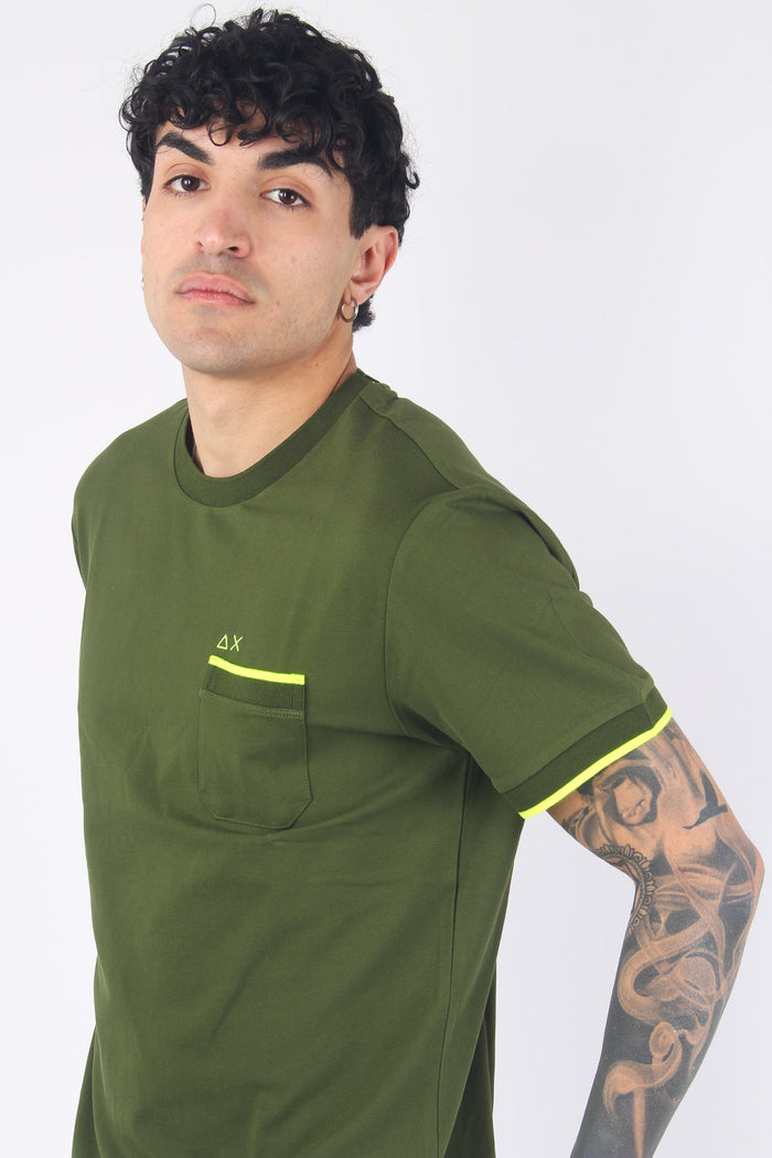 T-shirt Pique Taschino Verde-7