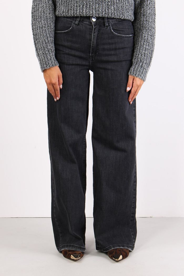 Denim Palazzo Denim Black-2