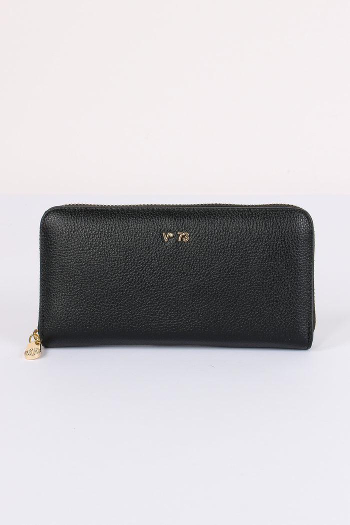 Keira Portafoglio Zip Around Nero