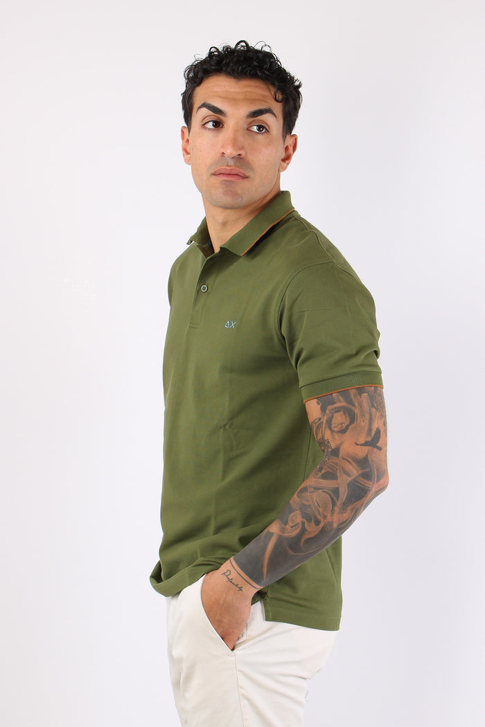 Polo Profilo Sottile Verde-7
