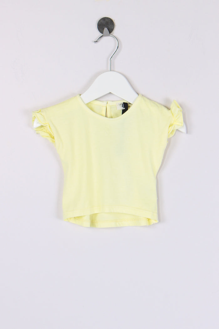 T-shirt Manica Aletta Lemon