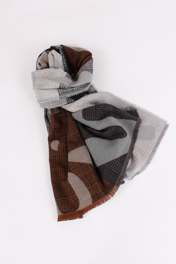 Sciarpa Quadri Logo Militare-2