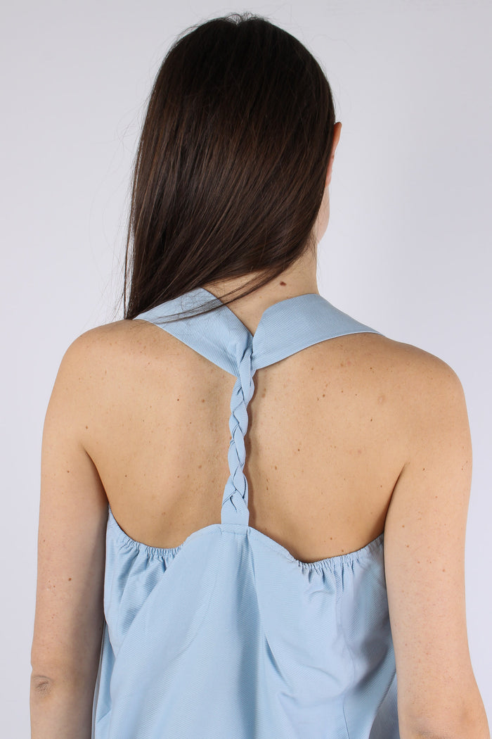 Top Intreccio Schiena Celeste-8