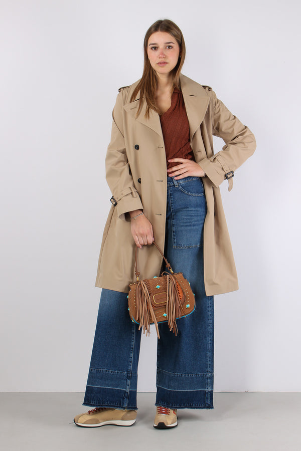 Talya Trench Medio Stardust Beige