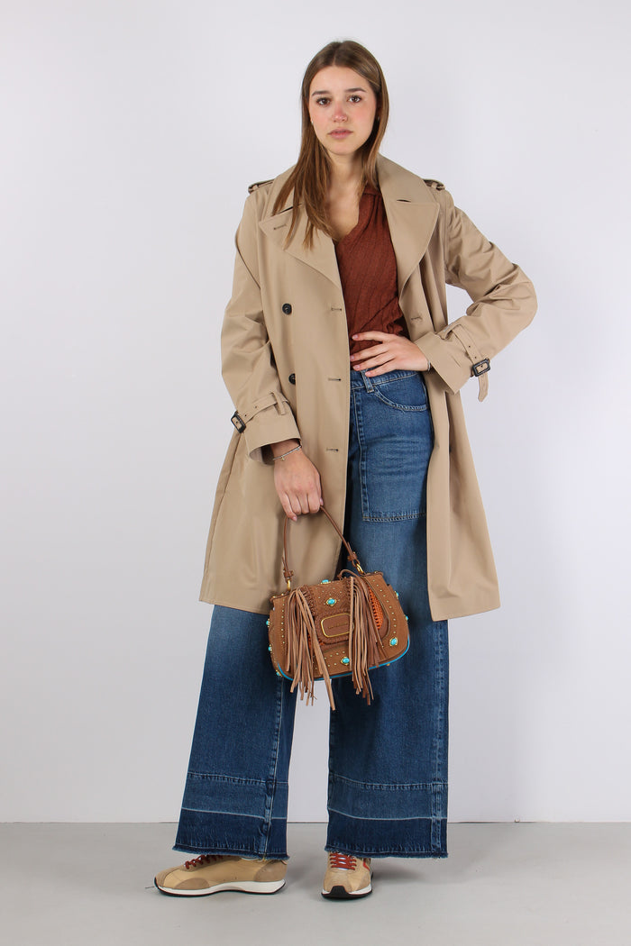 Talya Trench Medio Stardust Beige