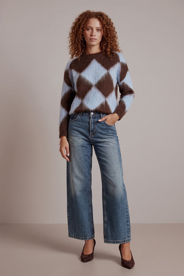 Denim Tasca Quadrata Denim Medio