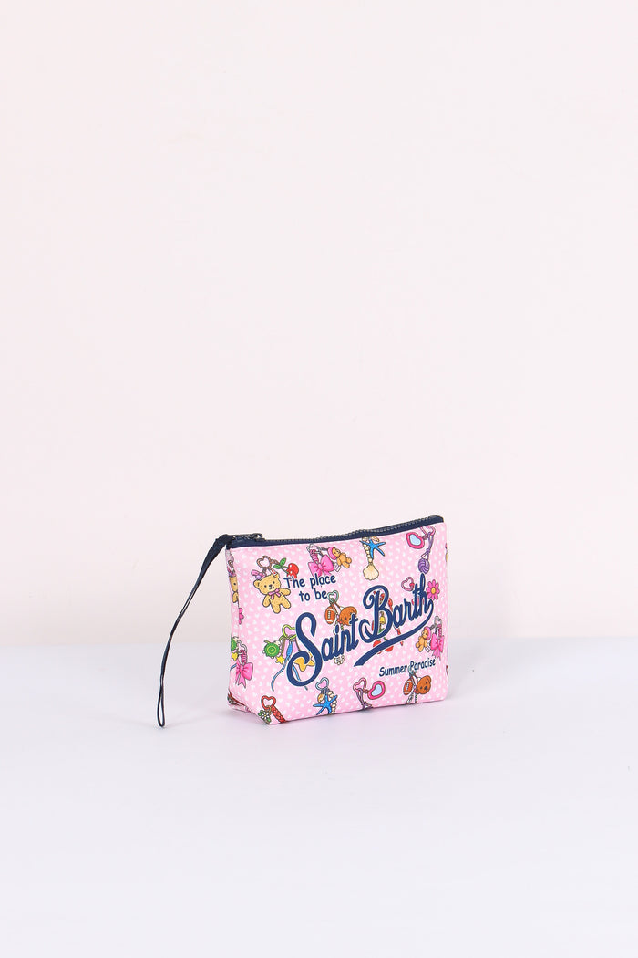 Aline Pochette Charms Rosa-5