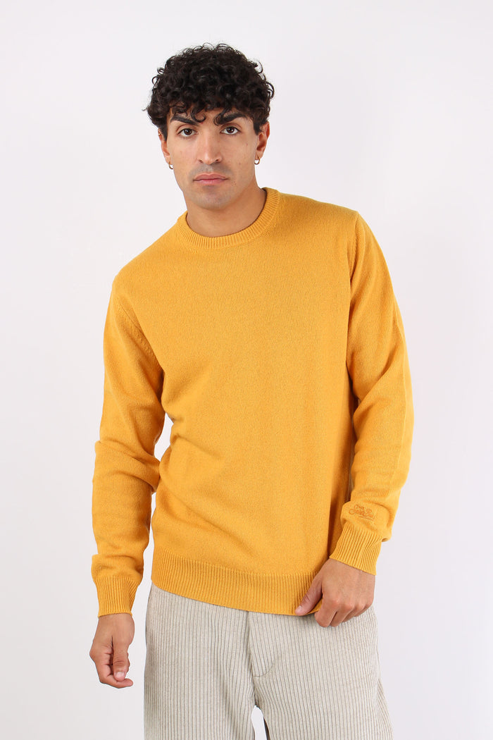 Girocollo Lambswool Mustard-2