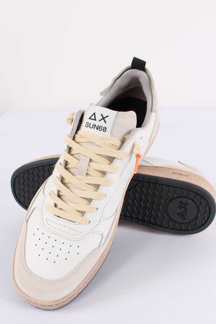 Sneakers Urban Basket Patch Bianco-4