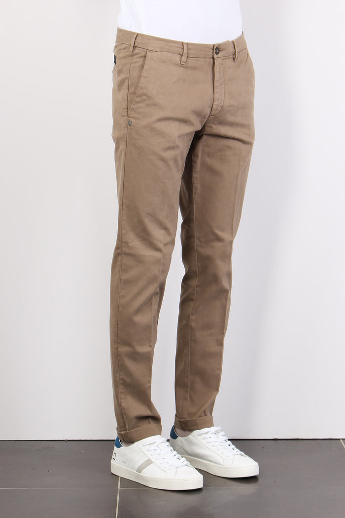 Pantalone Chino Regular Stretc Tan-4