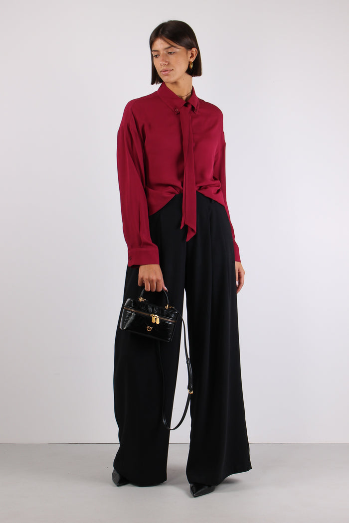 Camicia Viscosa Fusciacca Collo Scarlet-4