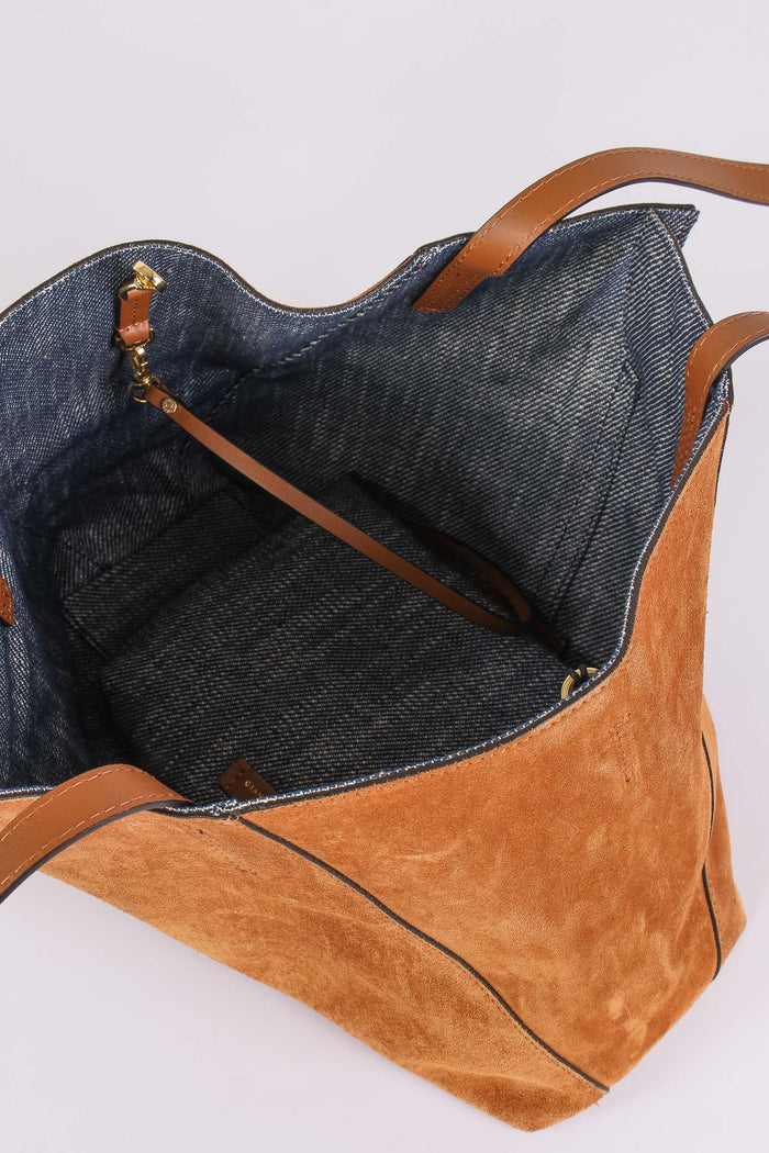 Maya Shopping Mini Reversibile Caramello-6