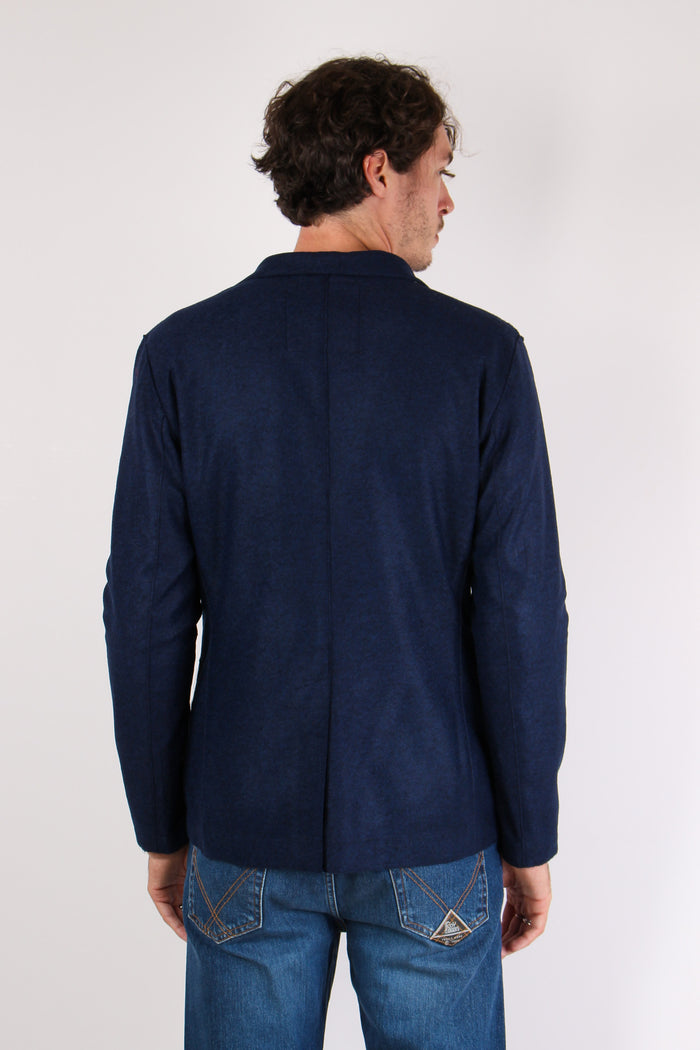 Giacca Taglio Vivo Navy-4