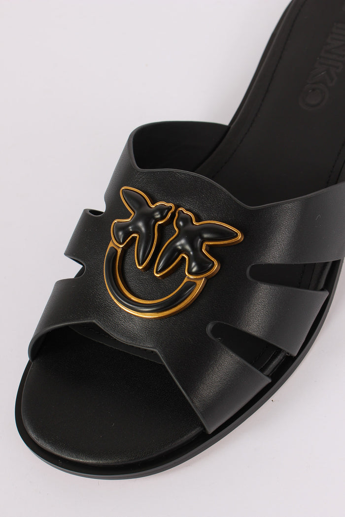 Ciabatta Pelle Fascie Black-5