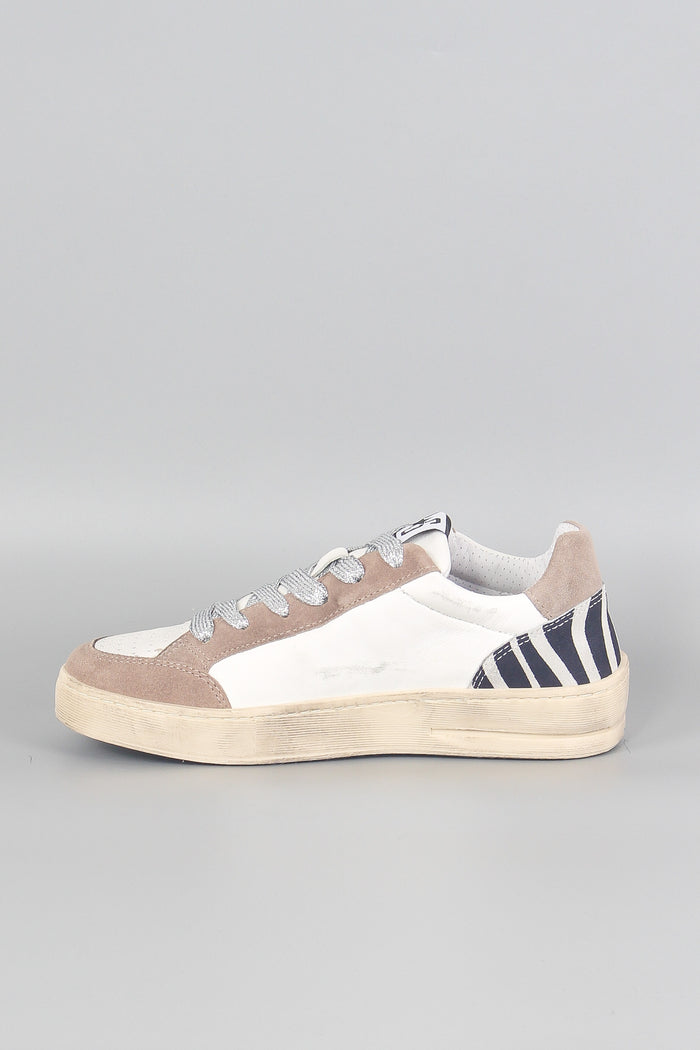 Sneaker New Star Zebra Bianco/fuxia-4
