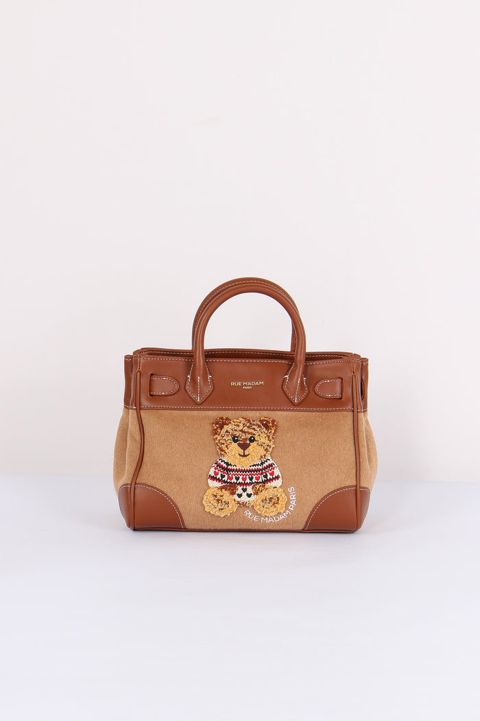 Mini Shopping Orsetto Camel