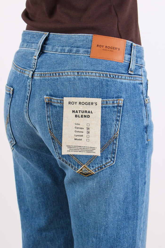 Denim Boyfriend Misto Canapa Denim Medio-7