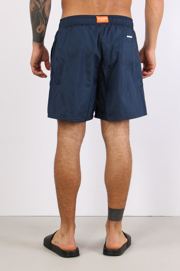 Costume Pantalone Magic Print Navy Blue-5