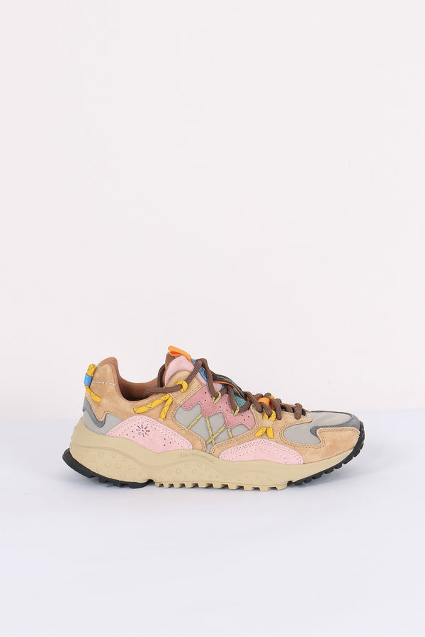 Sneakers Yamabushi Suede Nylon Cognac/taupe