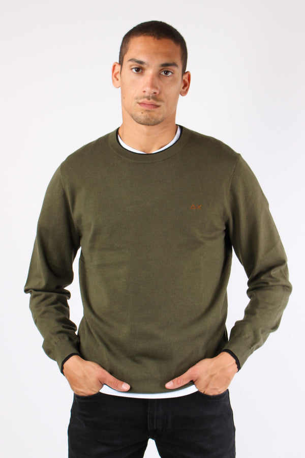Maglia Misto Lana Profilo Coll Militare-2