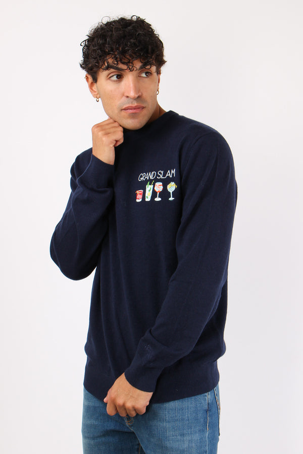 Girocollo Grand Slam Blu-2