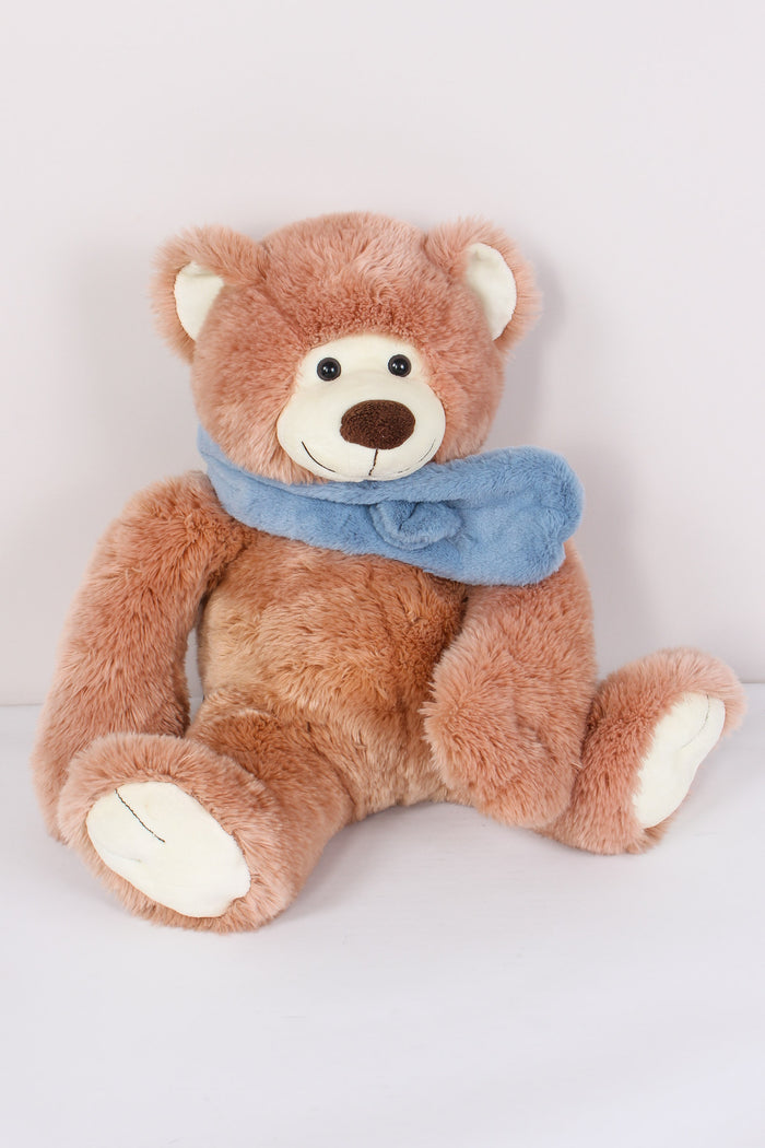 Sciarpa Pelliccia Azzurro-4