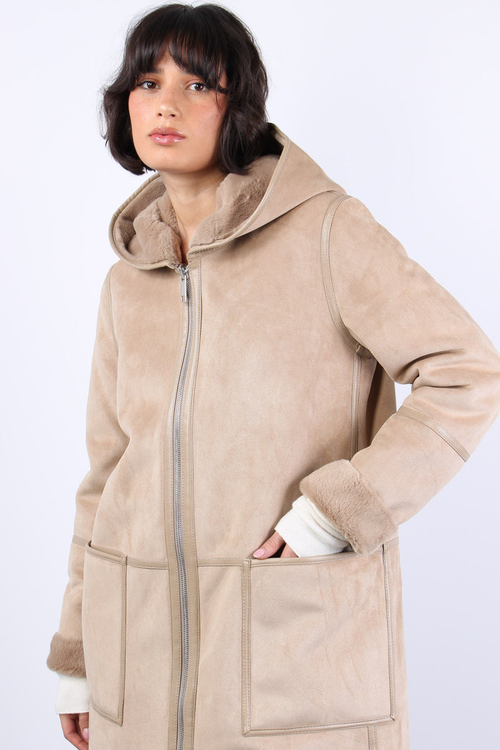 Cappotto Ecomontone Reversibil Sand-7