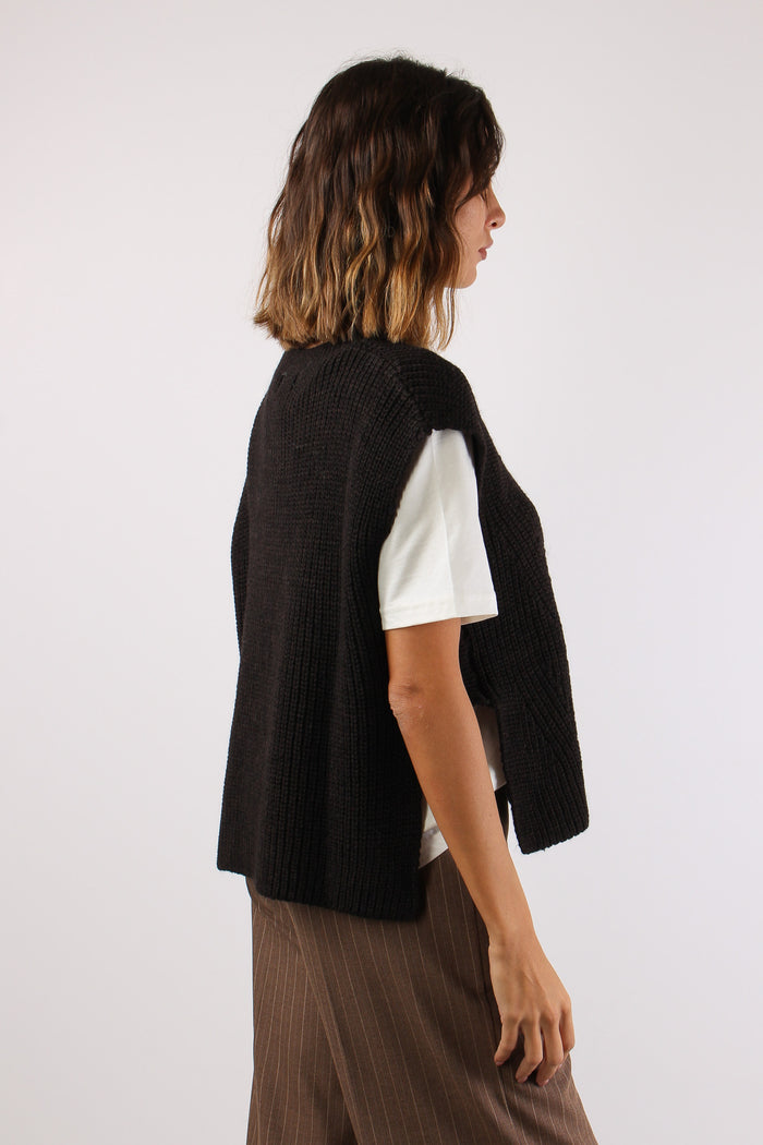 Gilet Apertura Laterale Moro-6
